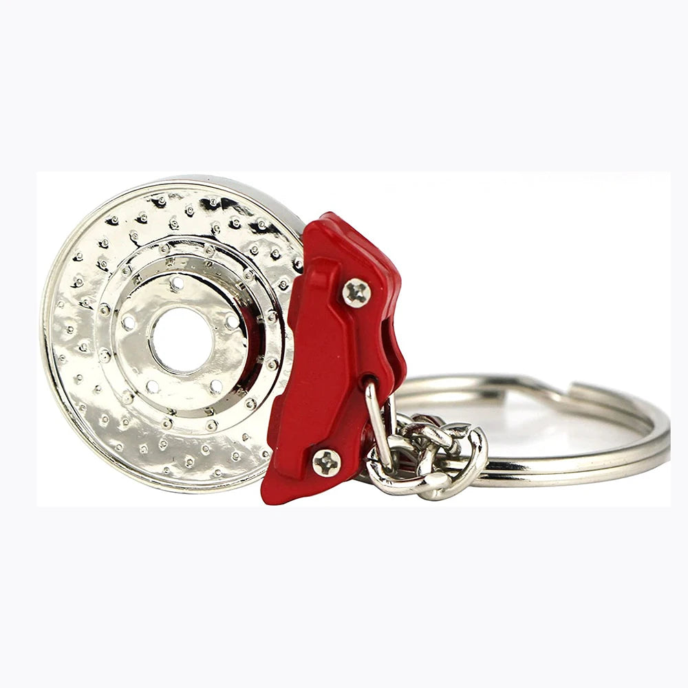 Wholesale Car  Keychain Accessories Spinning New Disc Brake Rotor Keychain