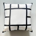 Qualisub Personalized 13 Panel Sublimation Pillow Case Blanks for Custom Printing Hospital & Home Use 16x16inch