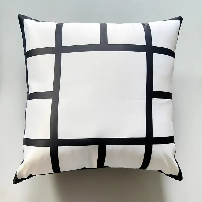 Qualisub Personalized 13 Panel Sublimation Pillow Case Blanks for Custom Printing Hospital & Home Use 16x16inch