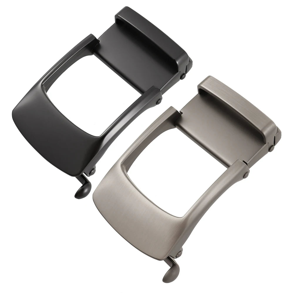LY36-24910 Factory Custom Wholesale No Strap Alloy Click Buckle Laser Logo New Men's Cloth Buckle Without Tooth Buckle