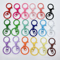 Good Quality Candy 18 Colors Stainless Steel Plated Metal Lobster Clasp Key Hook Chain DIY Jewelry Making Keychain