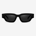 Fashion Rectangle Sunglasses for Designer Glasses Men Polarized 2025 Small Frame Thick Acetate Sunglasses