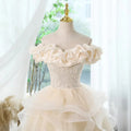 2024 New Evening Dress Women's Catwalk Piano Performance Birthday Banquet Host Live Bridesmaid Princess Dress