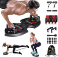 ABS Multifunctional Training Plate Adjustable Fitness Push-up Board Push up Stand Bar Board Gym Set