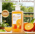 In Stock Orange Grapefruit Frosted Body Wash Mild Cleaning No Dryness Gentle Shower Gel