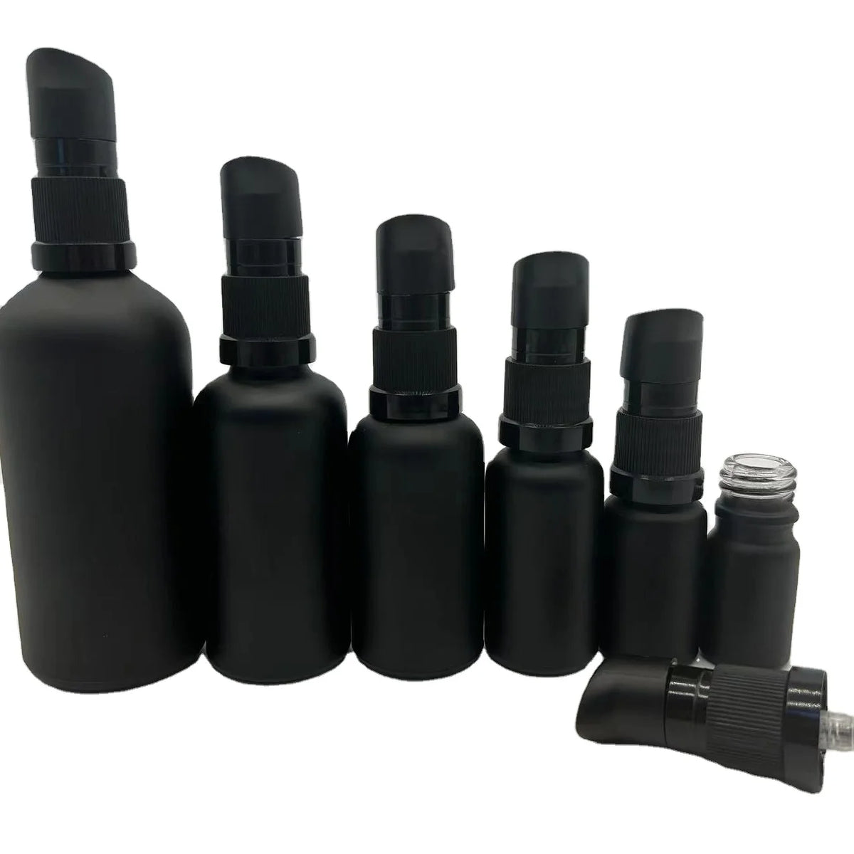 Essential Oil Packaging 5ml 10ml 15ml 20ml 30ml 50ml100ml clear Green Blue Amber Glass Dropper Bottle with Childproof Cap