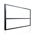 Aluminum Alloy Vertical Sliding Balcony Window Frame with Automatic Remote Control Modern Villa Windproof Glass Window