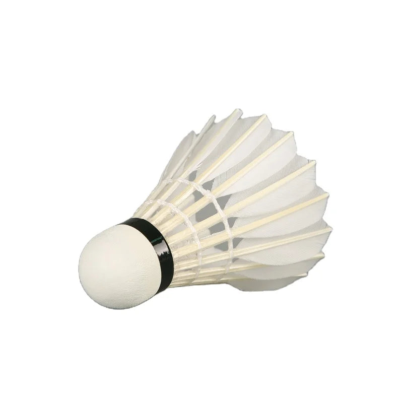 Lingmei 10 Badminton Shuttlecock with Natural Goose Feather