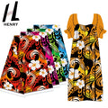 High Quality Samoan Tribal Pattern Design Egg Flower Printed Polyester Fabric for Polynesian Garments