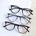 2026 Square Full Frame Glasses Temple Retro Eyewear for Men Women Fashion Daily Use TR90 Lightweight Spectacles
