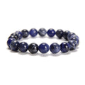Bulk Price Custom 6mm 8mm 10mm Round Beads Natural Stone Bracelet Healing Blue Sodalite Stretch Beaded Bracelet for Men Women