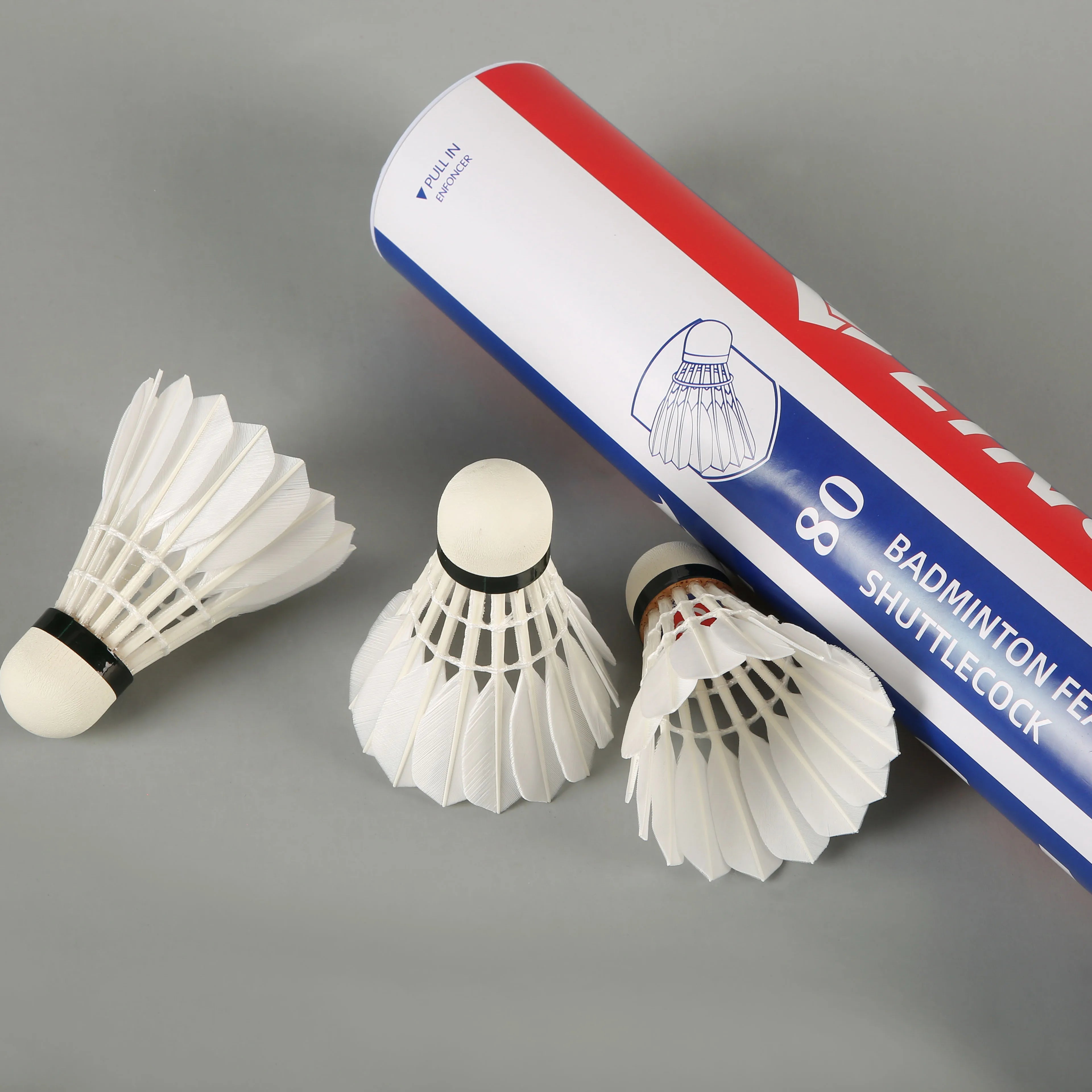Other Badminton Products goose feather ling mei 80 brand tournament badminton shuttlecock