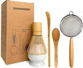 Wholesale Bamboo Matcha Whisk Set with Ceramic Bowl Matcha Green Tea Powder Bamboo Whisk