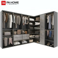 PA Custom Space Saving Italian Walkin Closet with Durable Wood Frame and Glass Doors