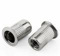 3/8" 1/4" 5/16" Inch Thread Stainless Steel Rivet Insert Nut Flat Head Riveted Nuts Rivet Nut Thin Head Small Reduced Head