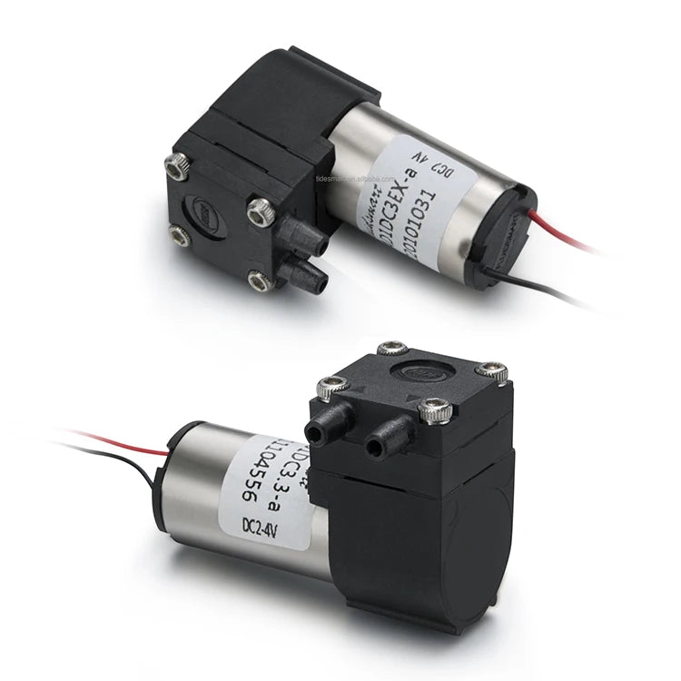 Custom DC Brush Portable Small Air Suction Oil Less Vacuum Pump Outdoor Low Noise Diaphragm Air Pump/Gas Sampling Micro Pump
