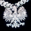 High Quality 2.5inches Vvs Moissanite Eagle Pendant Iced Out Round Brilliant Cut Diamond 925 Silver Hip Hop Animal Pendant