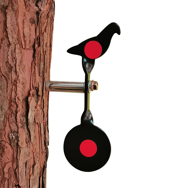 Slingshot Practice Target Portable Resistant to Hitting Tree Cutting Target Metal Shooting Target Eating Chicken Shooting