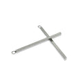 Pure Stainless Steel Long Bar Drop Earrings 1.5mm-2mm Single Hole Fashion Jewelry Making Accessories Jewelry Findings Components