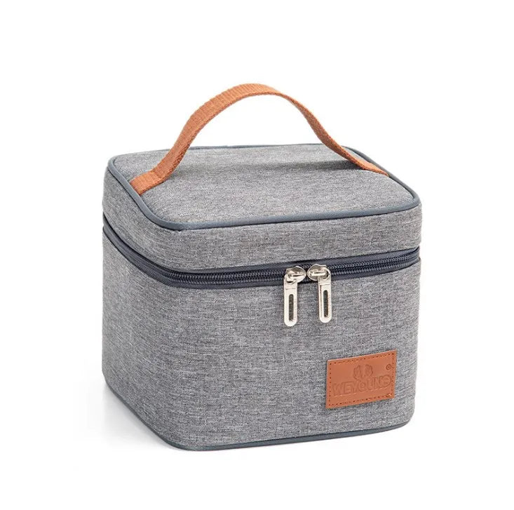Insulated Reusable Lunch Cooler Bag with Adjustable Shoulder Strap
