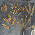L06563 Wedding Home DIY Decor Artificial Silver Golden Monstera Palm Orchid Eucalyptus Plant Leaves Plastic Gold Leaf for Decor