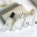 Mini Small Travel Fancy Portable 10ml 15ml Unique Round clear Glass Fragrance Oil Perfume Bottle Spray Packaging