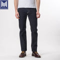 Vintage 14oz Wabash Stripe Slim Tapered Fit Denim Jeans Indigo 100% Organic Cotton Japanese Selvedge Straight Summer Winter