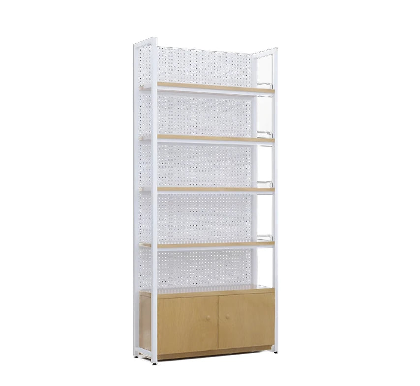 Supermarket Gondola Shelving Metal Display Stand for Convenience Store Drugstore Snack Shop for Product Display & Storage
