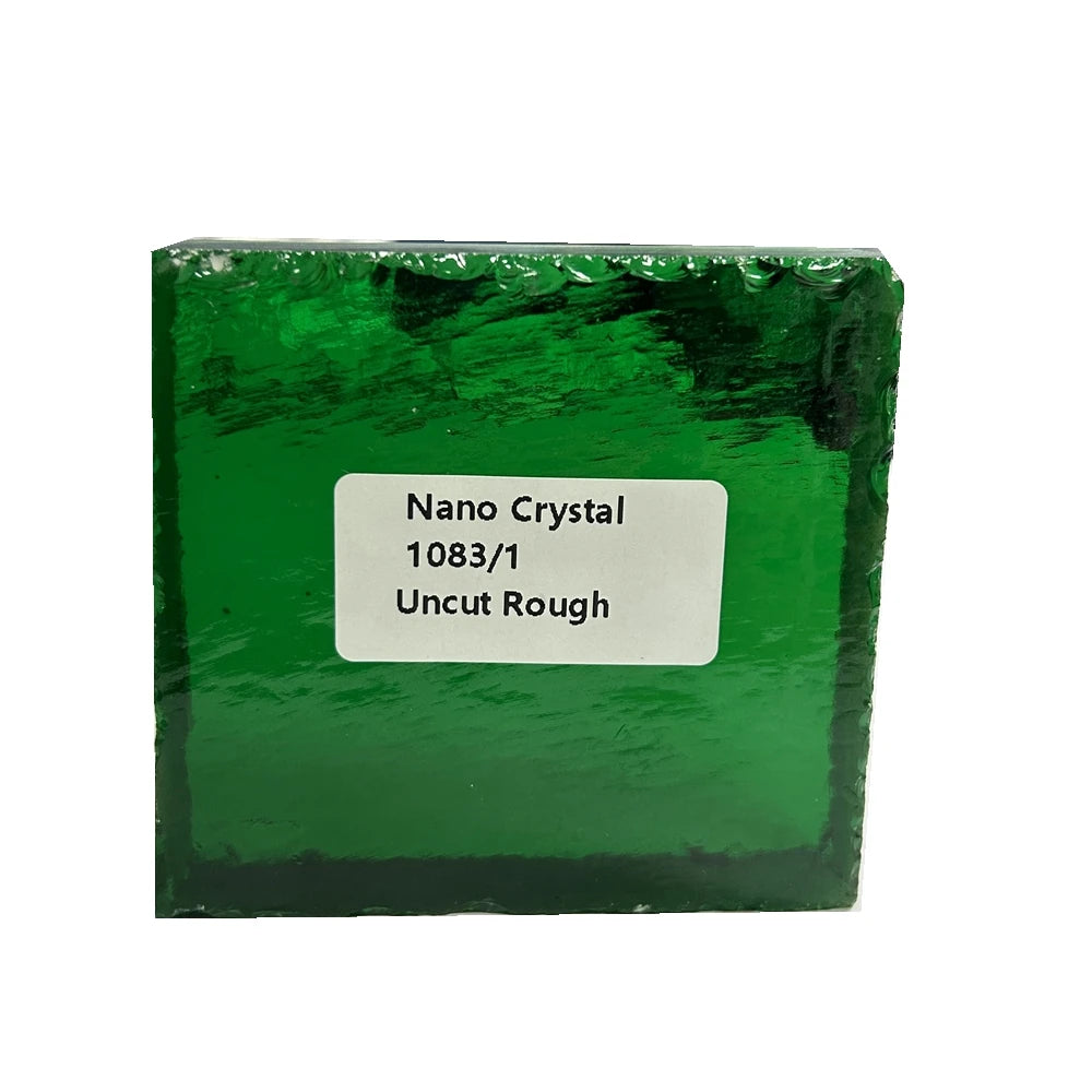 Nano Crystal Aquamarine Royal Blue Citrine Amethyst Various Colors Rough Uncut Synthetic Emerald Material