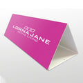 Custom Triangular toblerone Signs and Advertising Boards 5mm Coreflute Corrugated PVC Board Signs