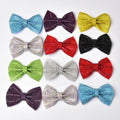 Crystal AB Clear Colored Bow-knot Shape Applique Trim Glitter Rhinestone Patches for Women Shoes Flower Clothes Hair Accessories