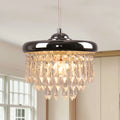 Modern Luxury Crystal-Colored Pendant Light for Bedroom Living Room Corridor Decoration