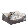 Pet Beds for Dogs Chenille Dog Couch Bed Washable Full Season Cat Fuzzy Dog Bed