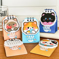 Creative Kawaii Cartoon Cute Cat Printing School Kids Mini Table Calendar 2026