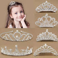 Miss Universe Pageant Crystal Crown Women's Bridal Hair Accessories Headband