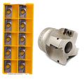 BAP400R 50 22 50mm Face End Mill Cutter 4 Flute Milling Tools With 10PCS APMT1604 Inserts High Quality Mill Holder