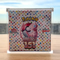 TCG Custom Pokemon Japanese Acrylic Booster Box for S12a Display Case With Lid Acrylic UV Resistant Box for Pokemon Card Box