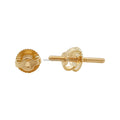 Solid Gold Screwed Earring Back and Post Jewelry Accessory Pure 18K Gold Earring Findings