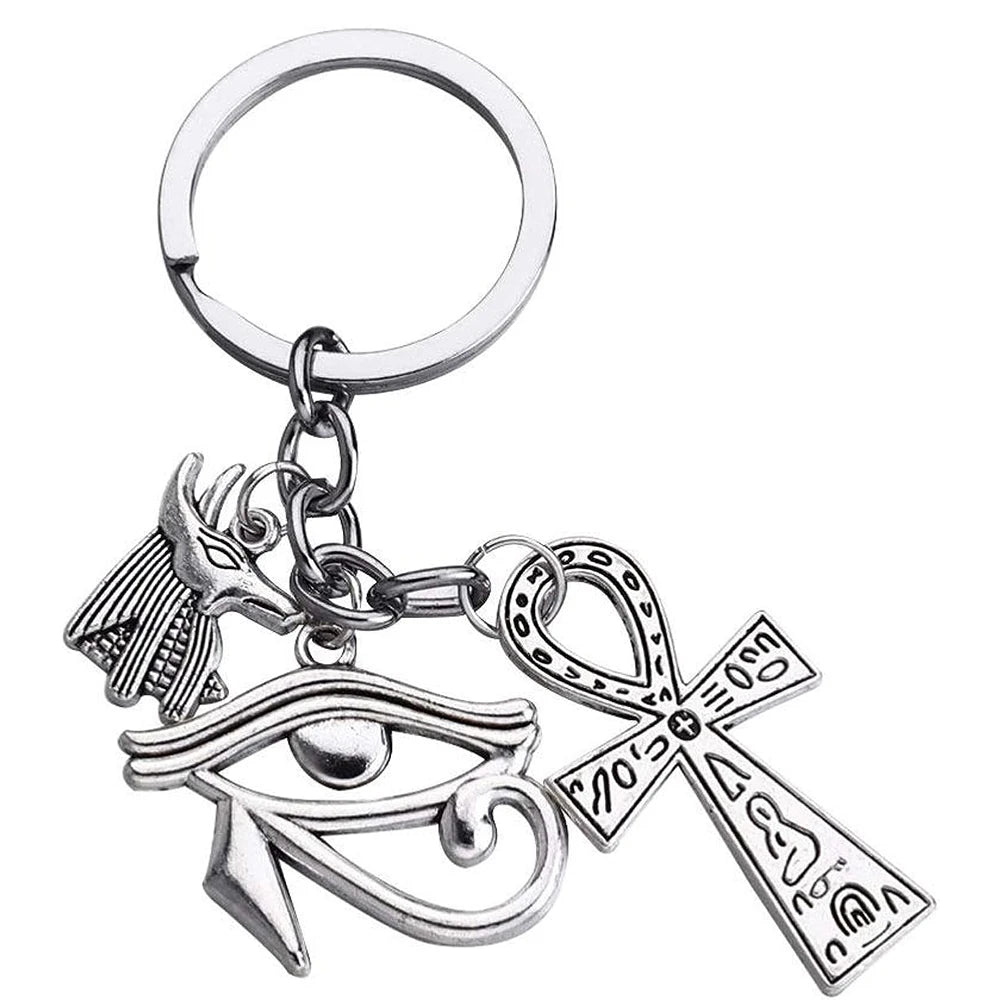Egypt Symbol Anubis Metal Key Chain-Egyptian Gift Luxury Fashionable Customizable Novelty Design