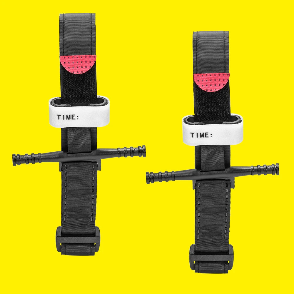Custom Black Outdoor Emergency Tourniquet One Hand Operation Turnstile Emergency Bleed Control Tourniquet