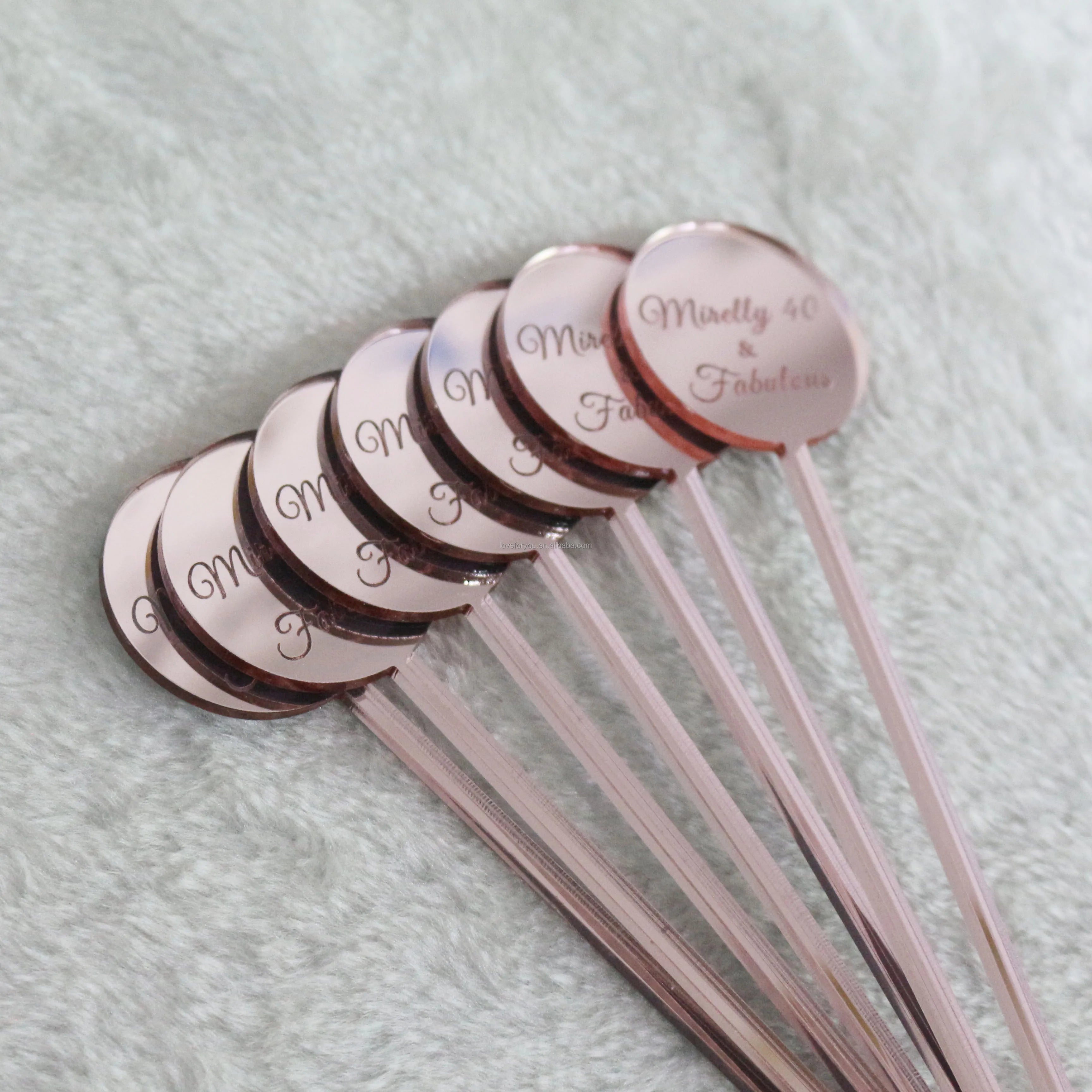 Custom Engraved Initials Drink Stirrer Wedding Decor Stir Stick Personalized Wedding Favor Swizzle Stick Custom Name Drink Mixer
