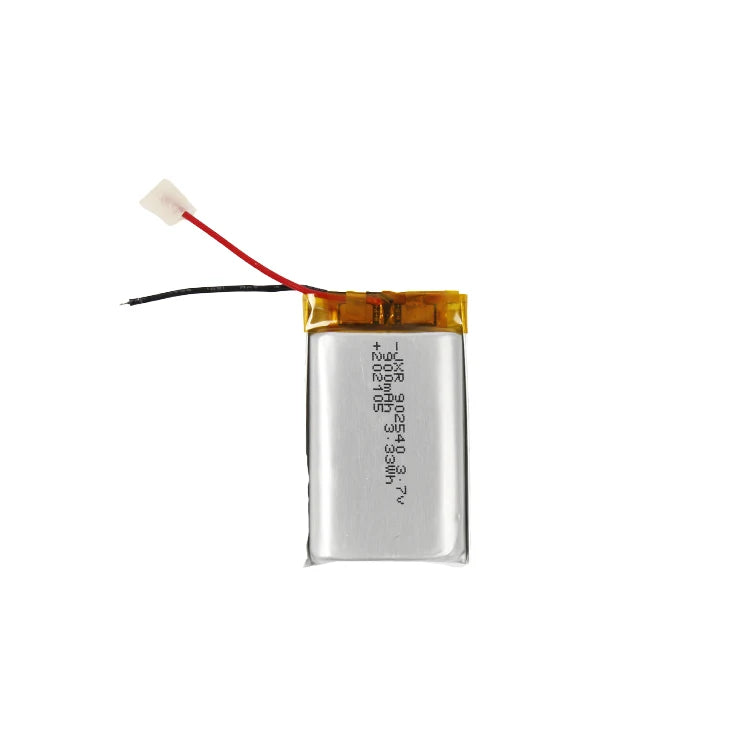 OEM/ODM Customized 3.7V 900MAH Polymer Lithium Ion Pouch Batteries JXR902030 Rechargeable Lipo Pack Beauty JXR Lithium Battery