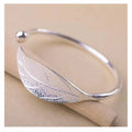 BINSHUO Leaf Charm Bracelets & Bangles Women Wedding Gift Parties Adjustable Bracels
