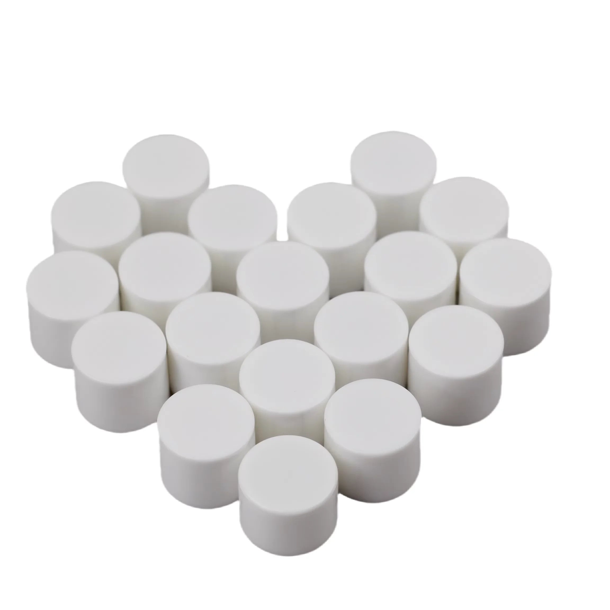 18mm White Cosmetic  Plastic Cap Flat Cover