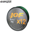 JOF X12 100M 0.6-6# 22-103LB PE Braided Fishing Line  Buoyancy Floating Wire for Saltwater and Freshwater Fishing