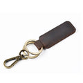 Factory Wholesale Custom Colors Simple Key Chain Personalized Creative Genuine Leather Keychain Luxury OEM Color Fashion Style