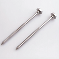 Custom Metric ISO M8*70mm Carbon Steel Nickel Plated Long Self Tapping Thread Hex Washer Head Flange Screw
