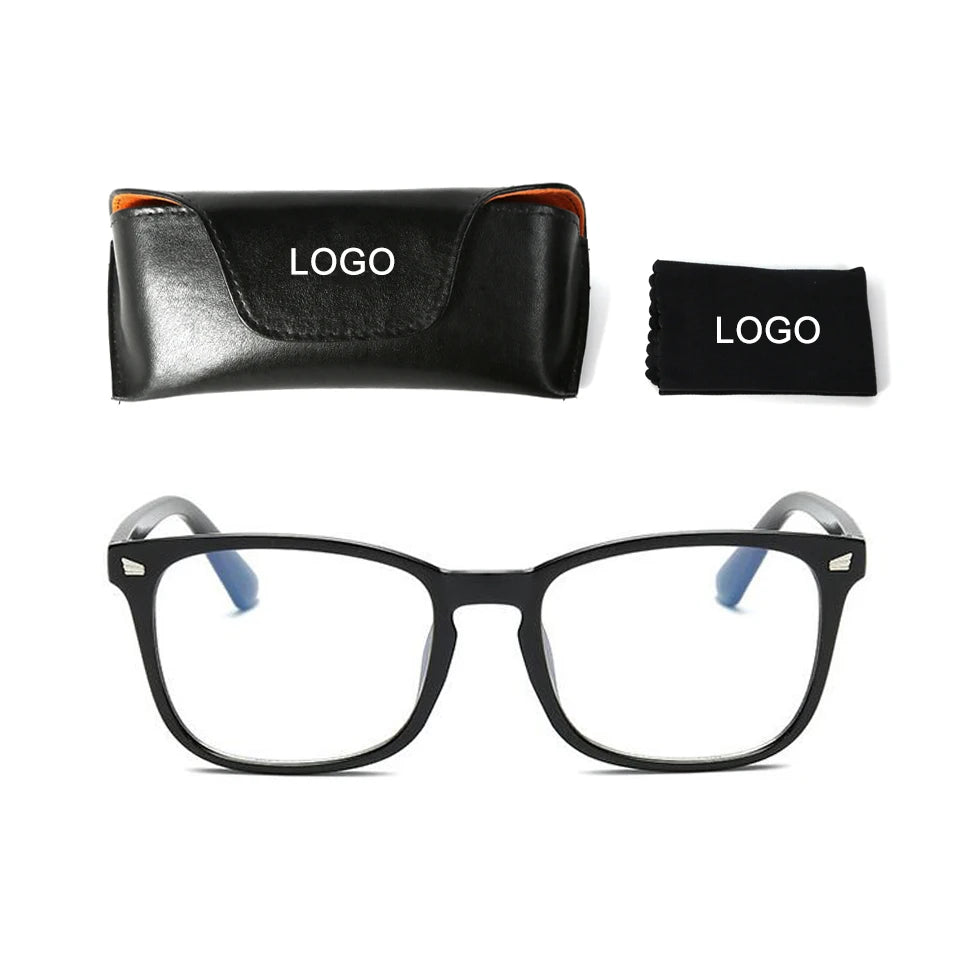 2021 New Arrival Blue Light Blocking PC Frame Computer Glasses Anti Blue Light Diamond Face Shape Print Pattern Unisex