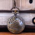Hollow Design Train Carved Quartz Pocket Watch Hot Sale Fob Pendant Necklace Chain Men Women Watch Pocket Clock