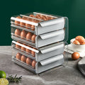 32 Grid Retain Freshness Refrigerator Food Container Packing Box Tray Double Layer Egg Storage Drawer Box